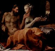 Francesco Primaticcio Odysseus und Penelope oil painting reproduction